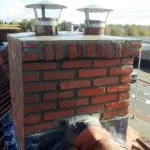 Schoorsteen voegwerk renovatie